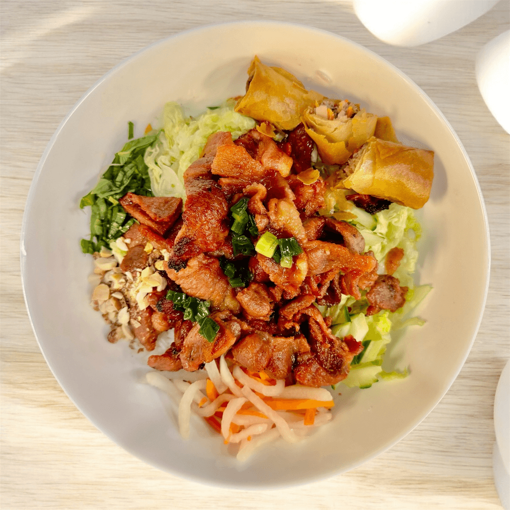 P8. Vietnamese Grilled Pork and Rice Noodles – Bún Thịt Nướng