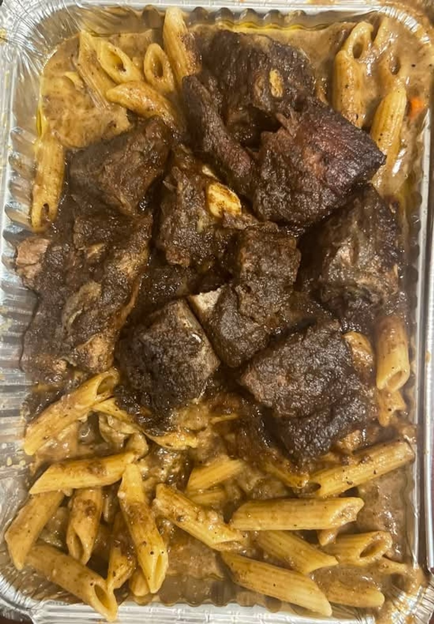 Jerk Ribs with Rasta Pasta