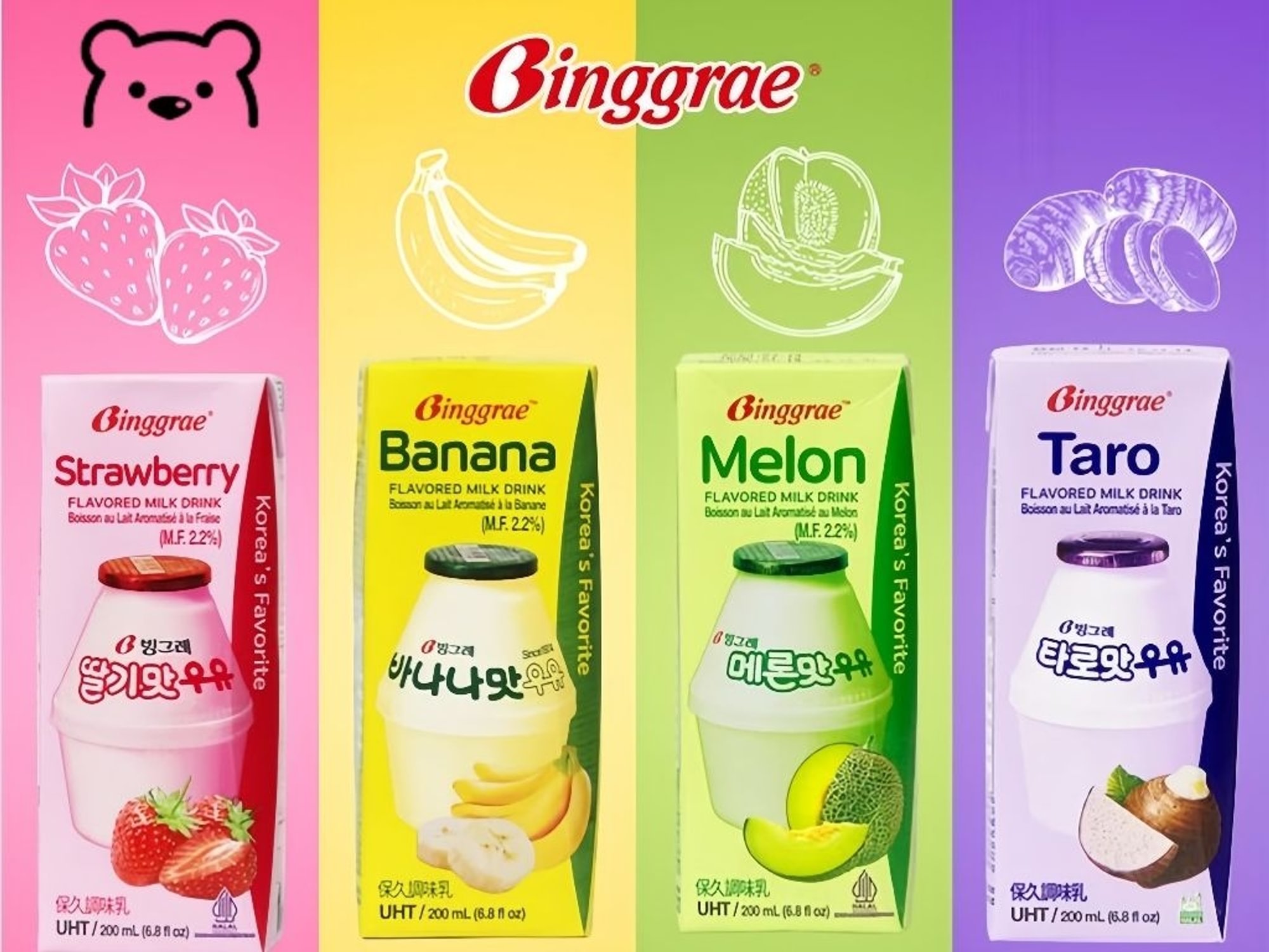 BINGGRAE KOREA,S FAVORITE MILK