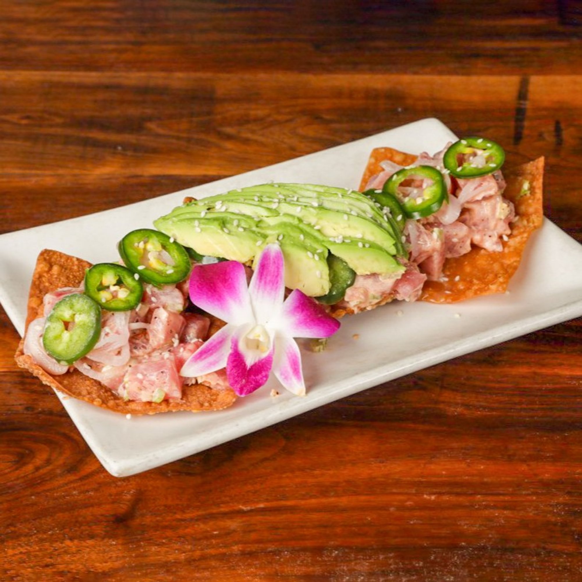 Tuna Tostada