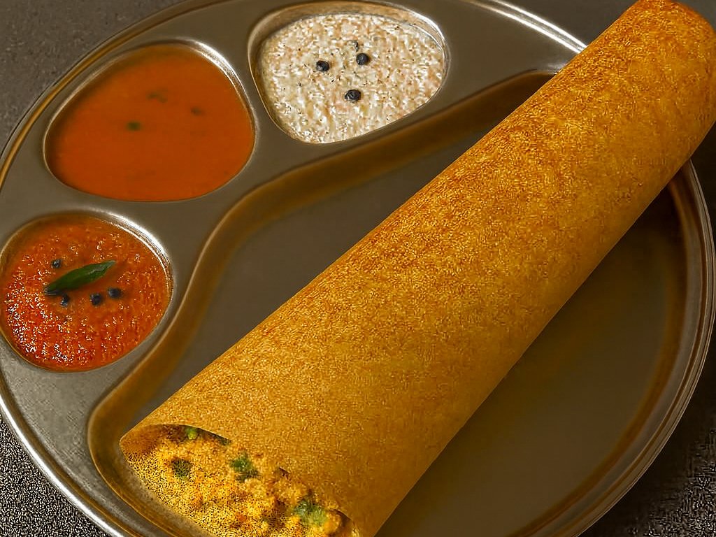 Malabar Egg Dosa (DF, NF, GF)