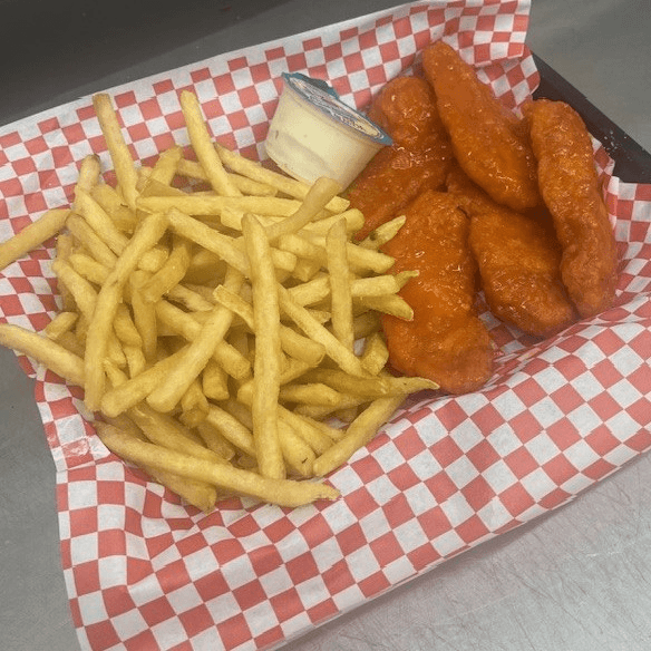 Fingers and Fries with Ranch