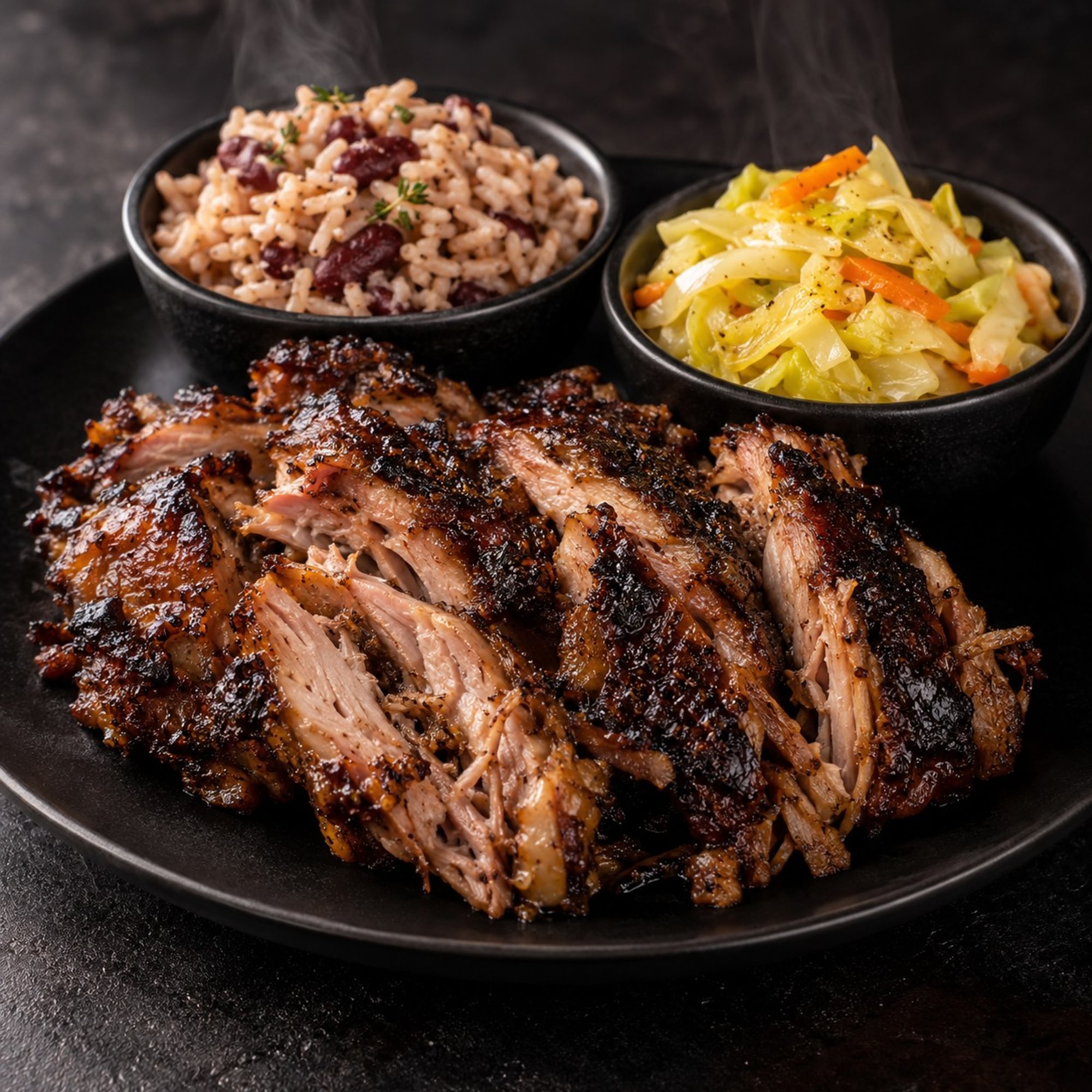 Jerk Pork Dinner Plate