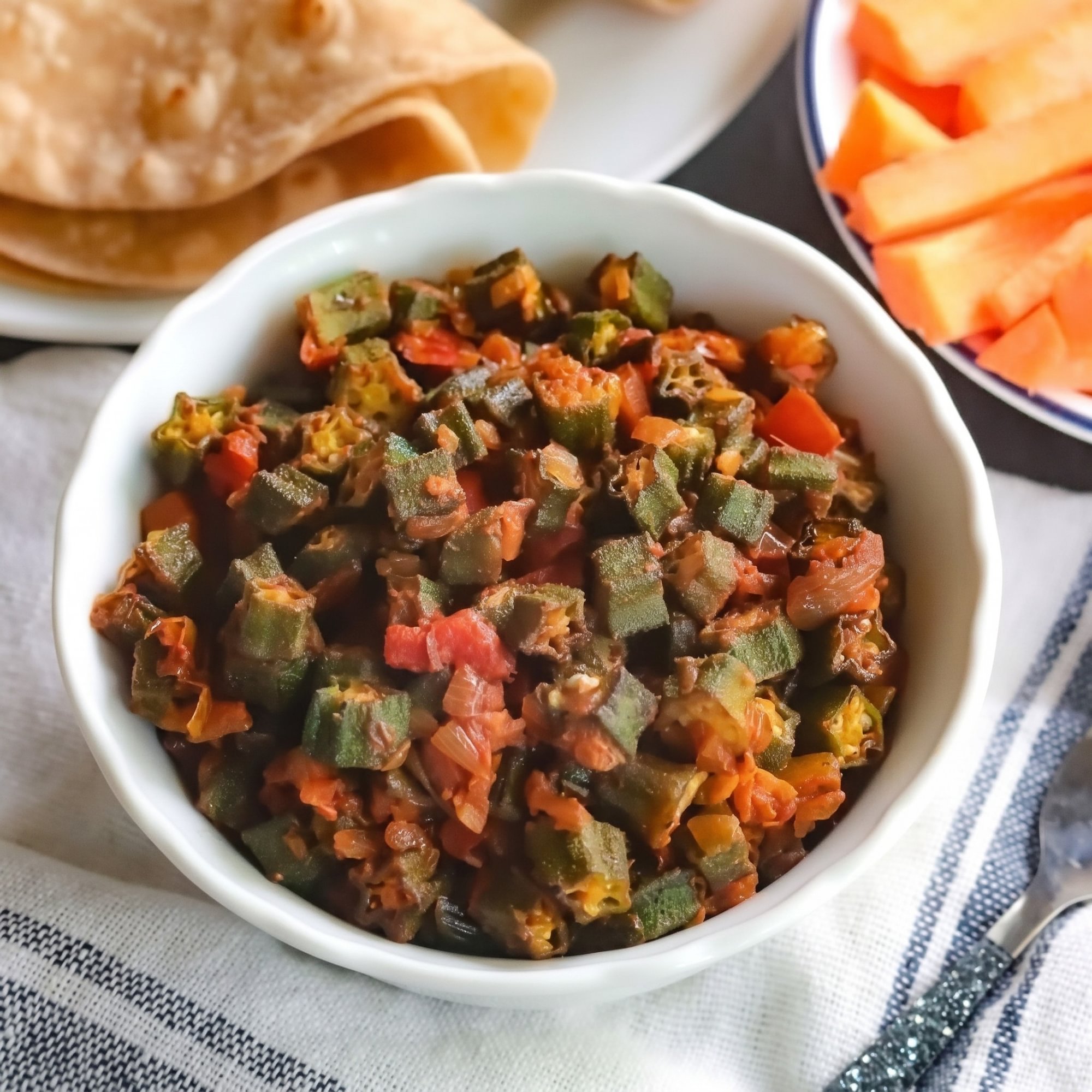 Kadhai Bhindi Combo