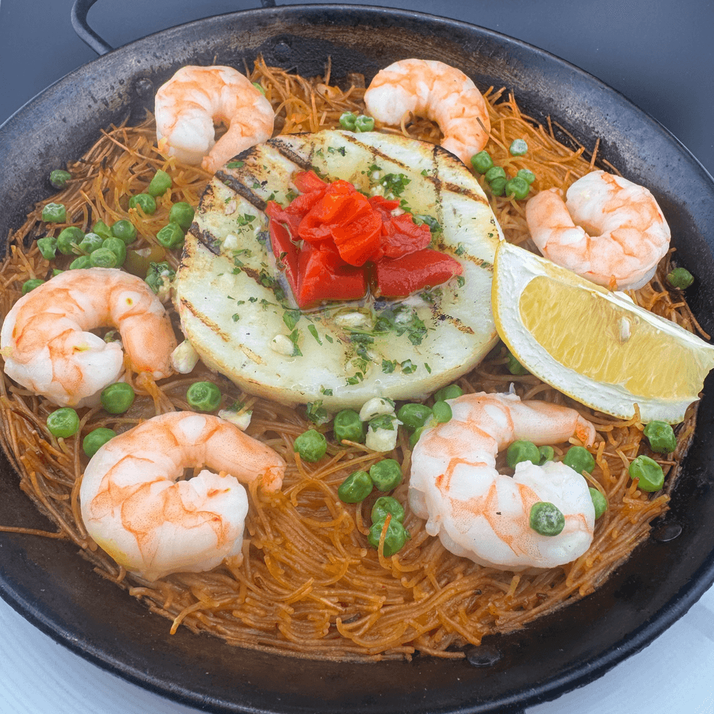 Seafood Noodle Paella (Fideua)