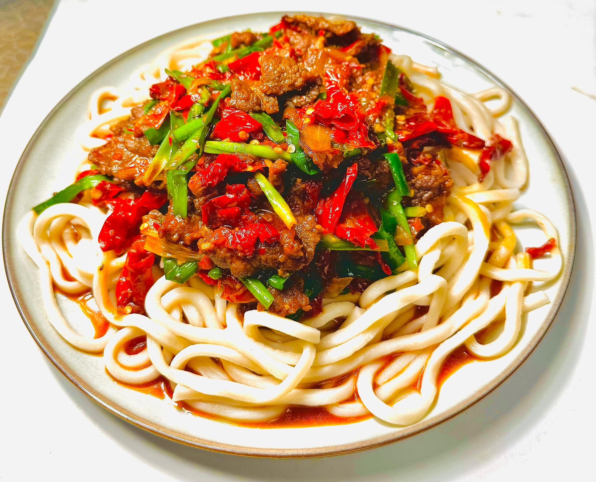 Special Chili Laghman 辣皮子拌面 🌶️