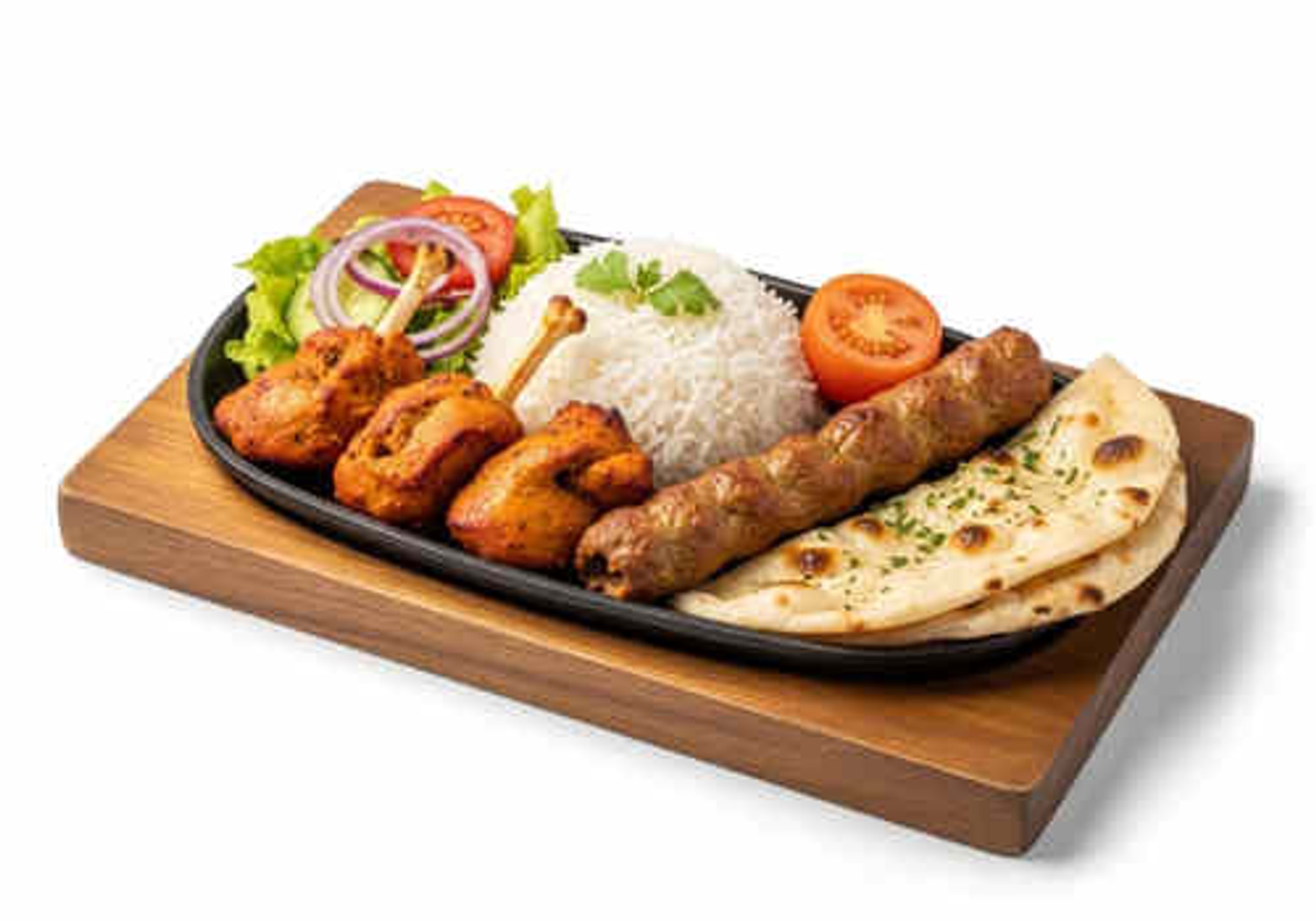 Chicken Kabab & Chicken Tikka Platter