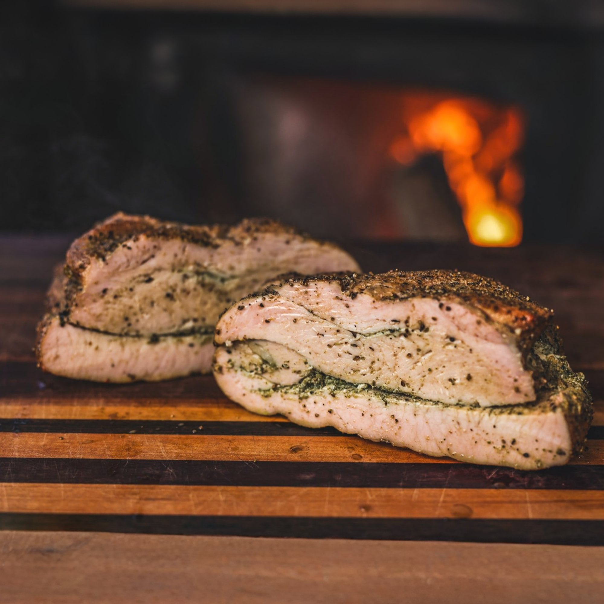 Pesto-Stuffed Turkey