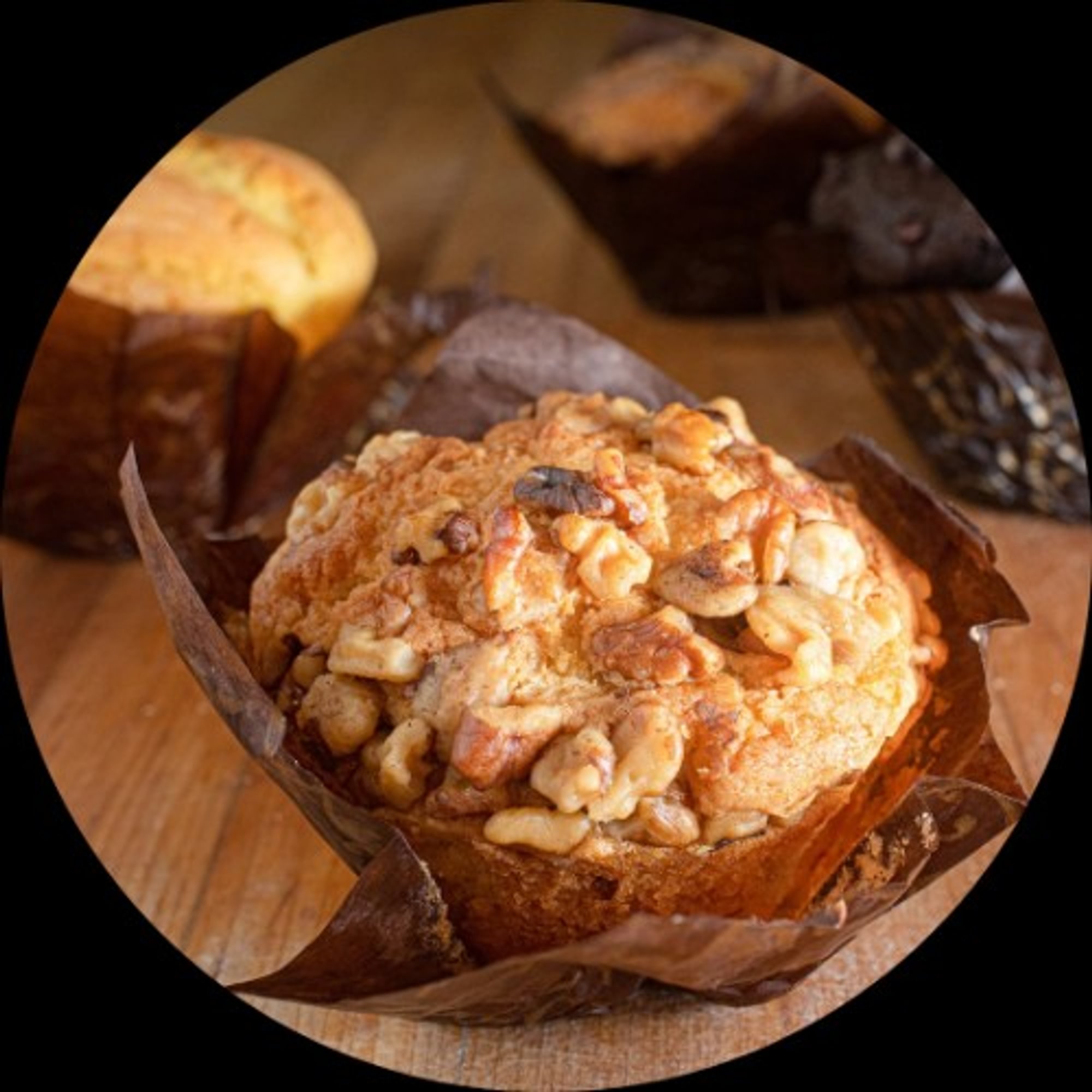 Muffin Toasted with Butter
