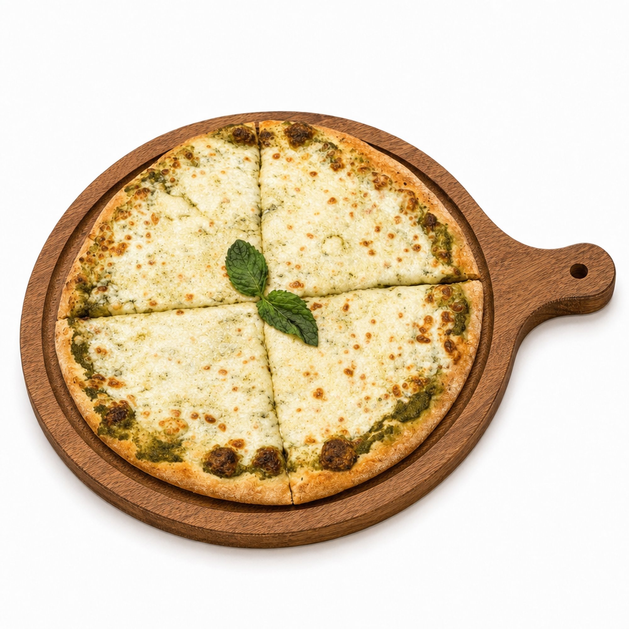 Cheese Manqeesh W/ Pesto