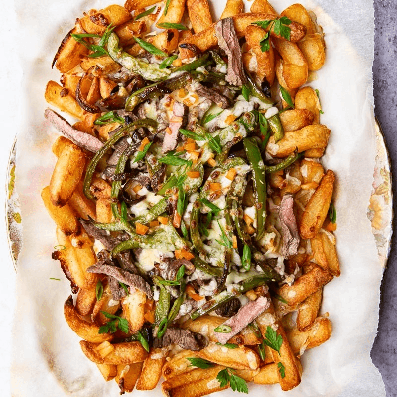 Philly Cheese Steak Fries