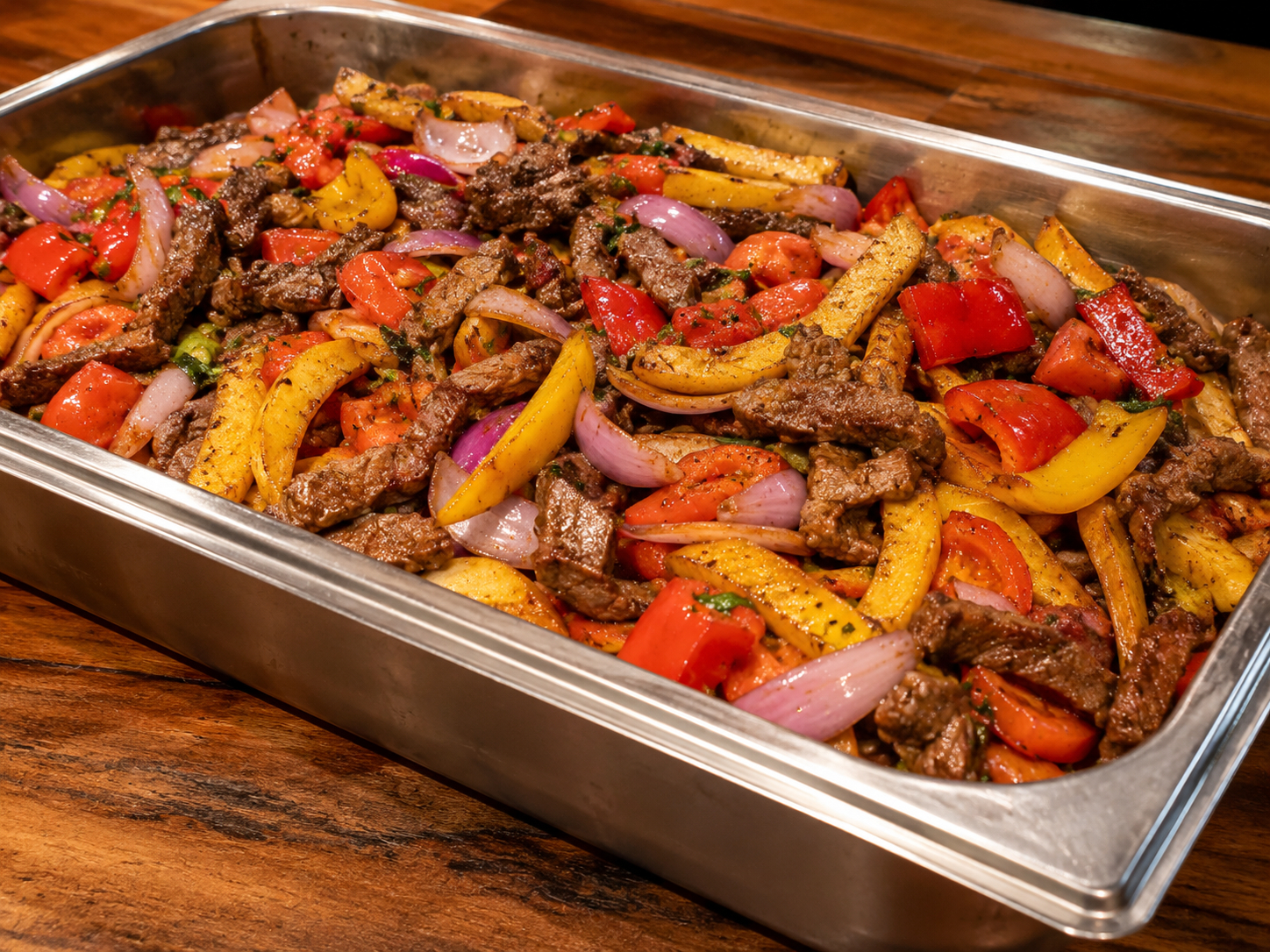 Lomo Saltado Tray Lg.