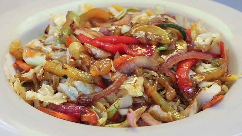 .Five Vegetable Stir Fry