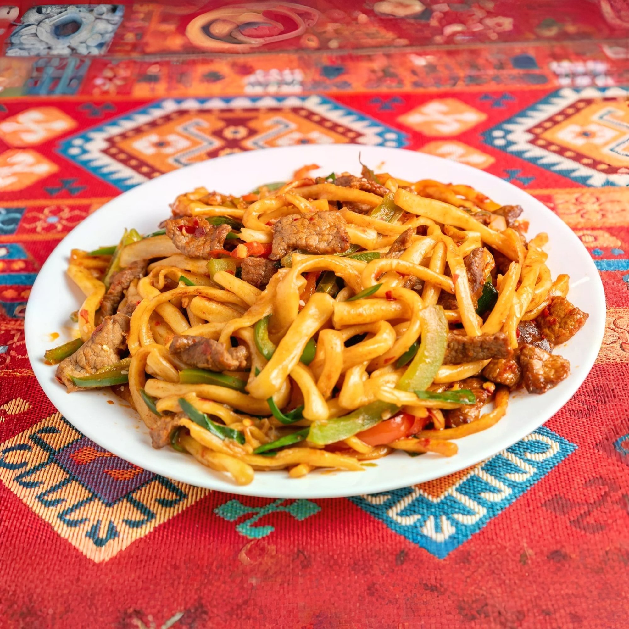 Stir Fried Udon Noodles