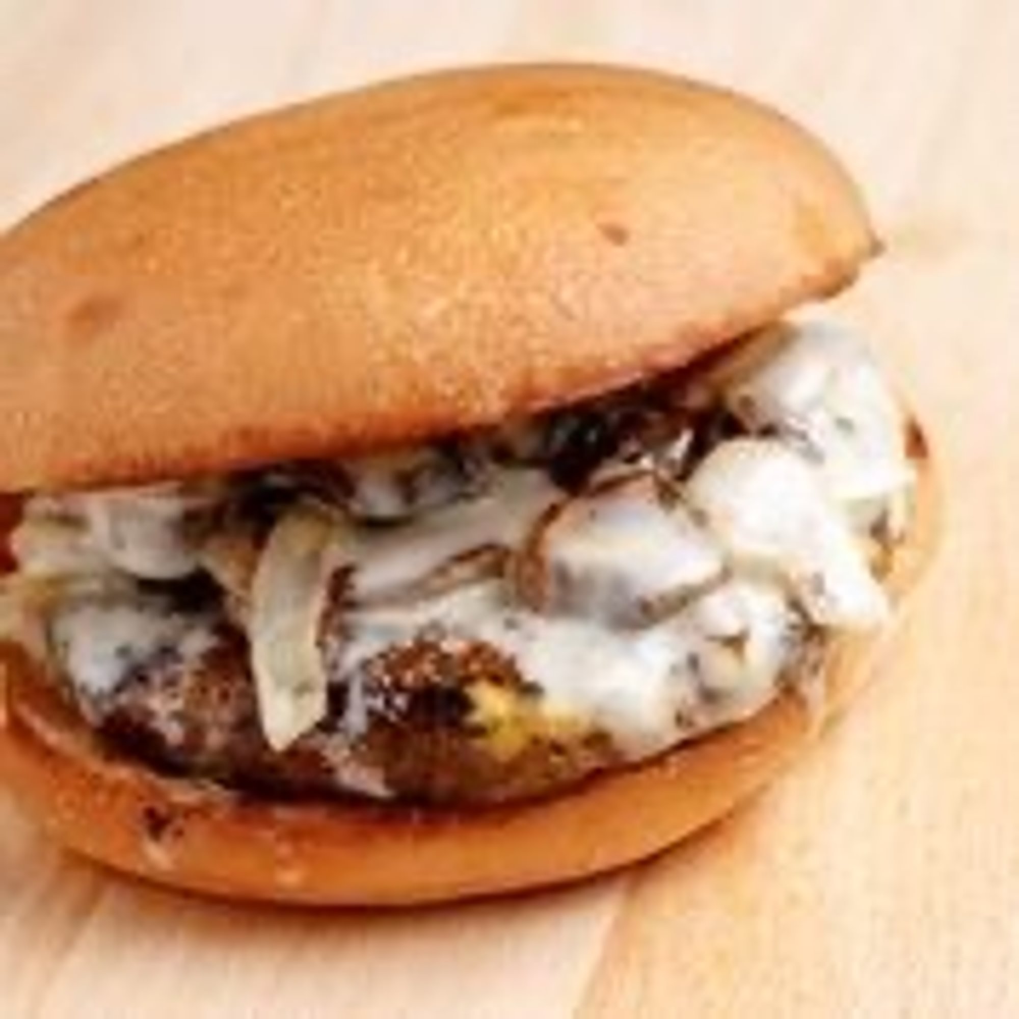 MUSHROOM MELT AND FRIES