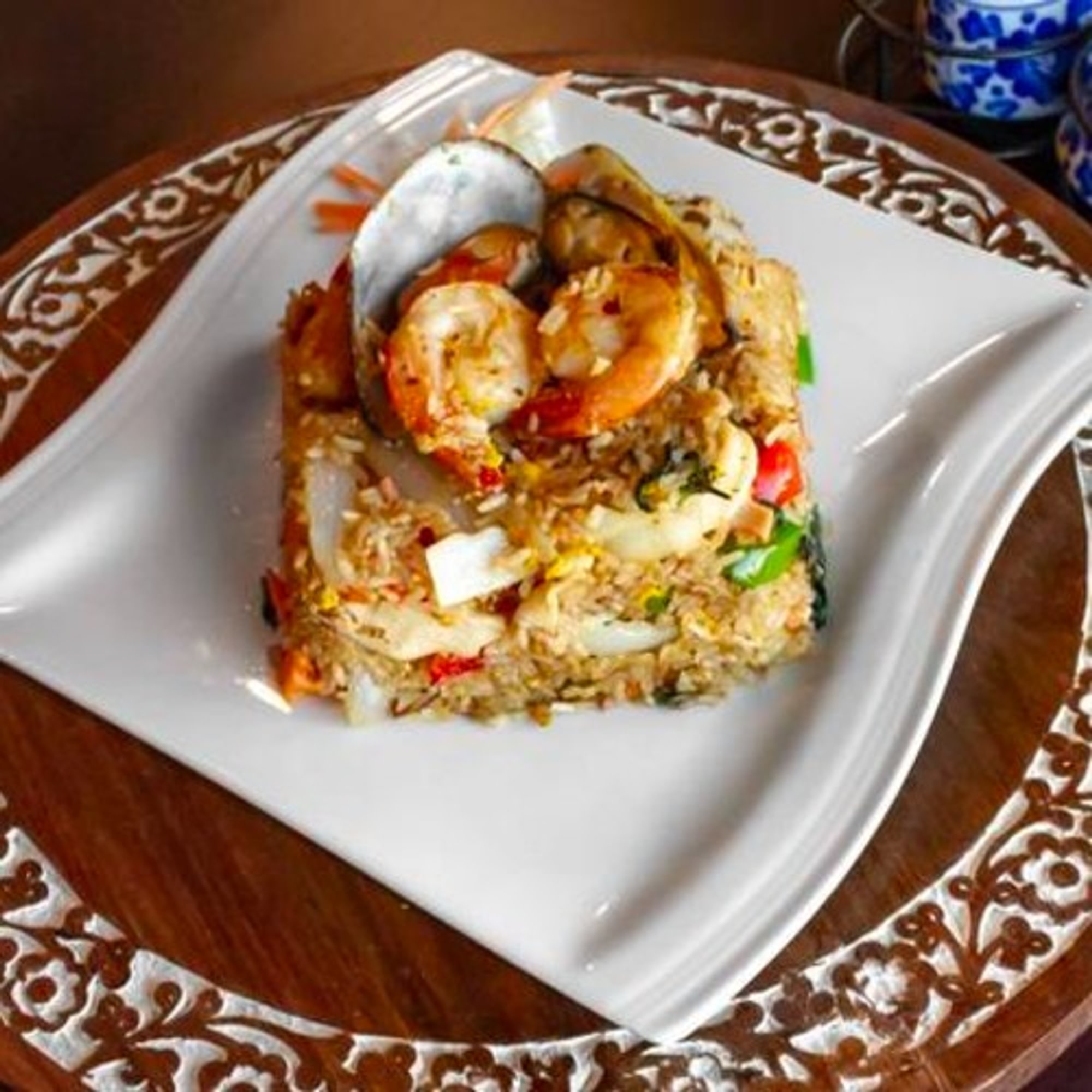 Spicy Seafood Fried Rice *