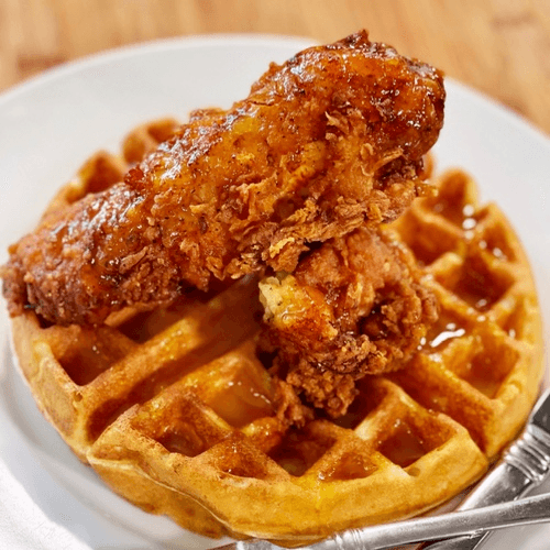 New!! Hot honey Chicken & Waffles