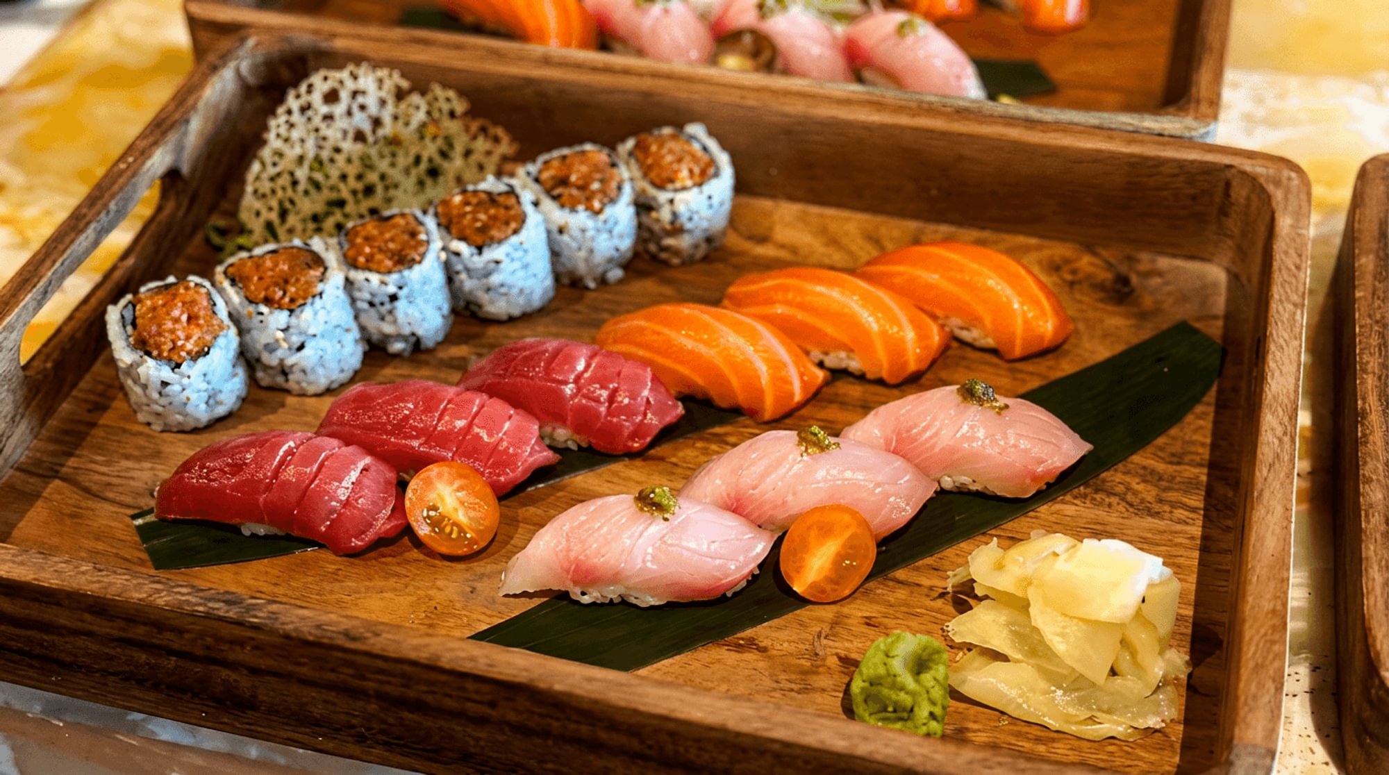 Tri-Color Sushi Dinner