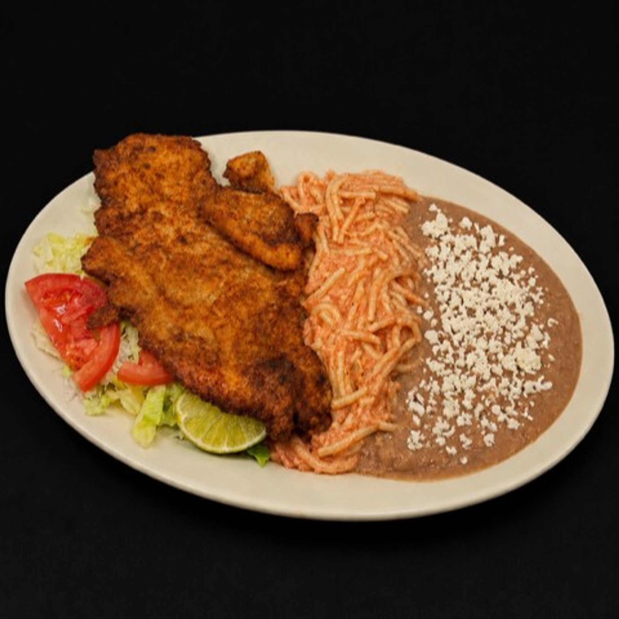 Mexican Breaded Chicken Plate