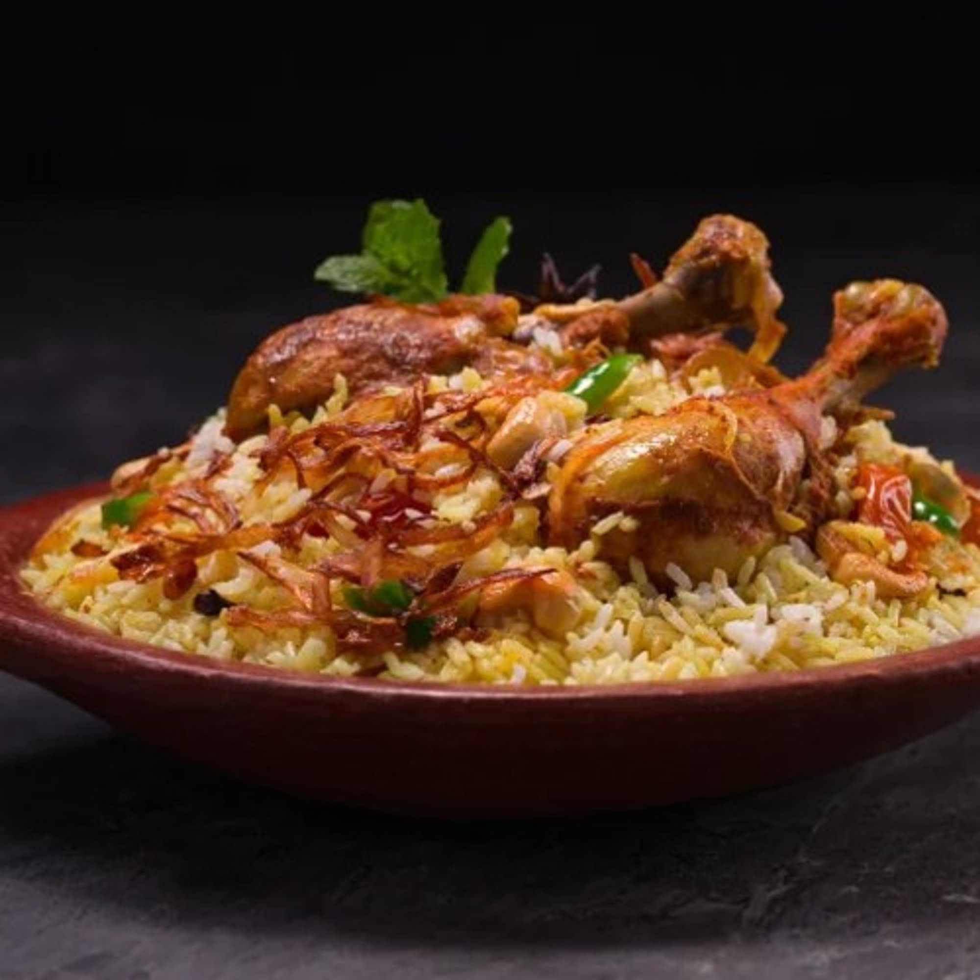 Hyderabad Chicken Dum Biryani