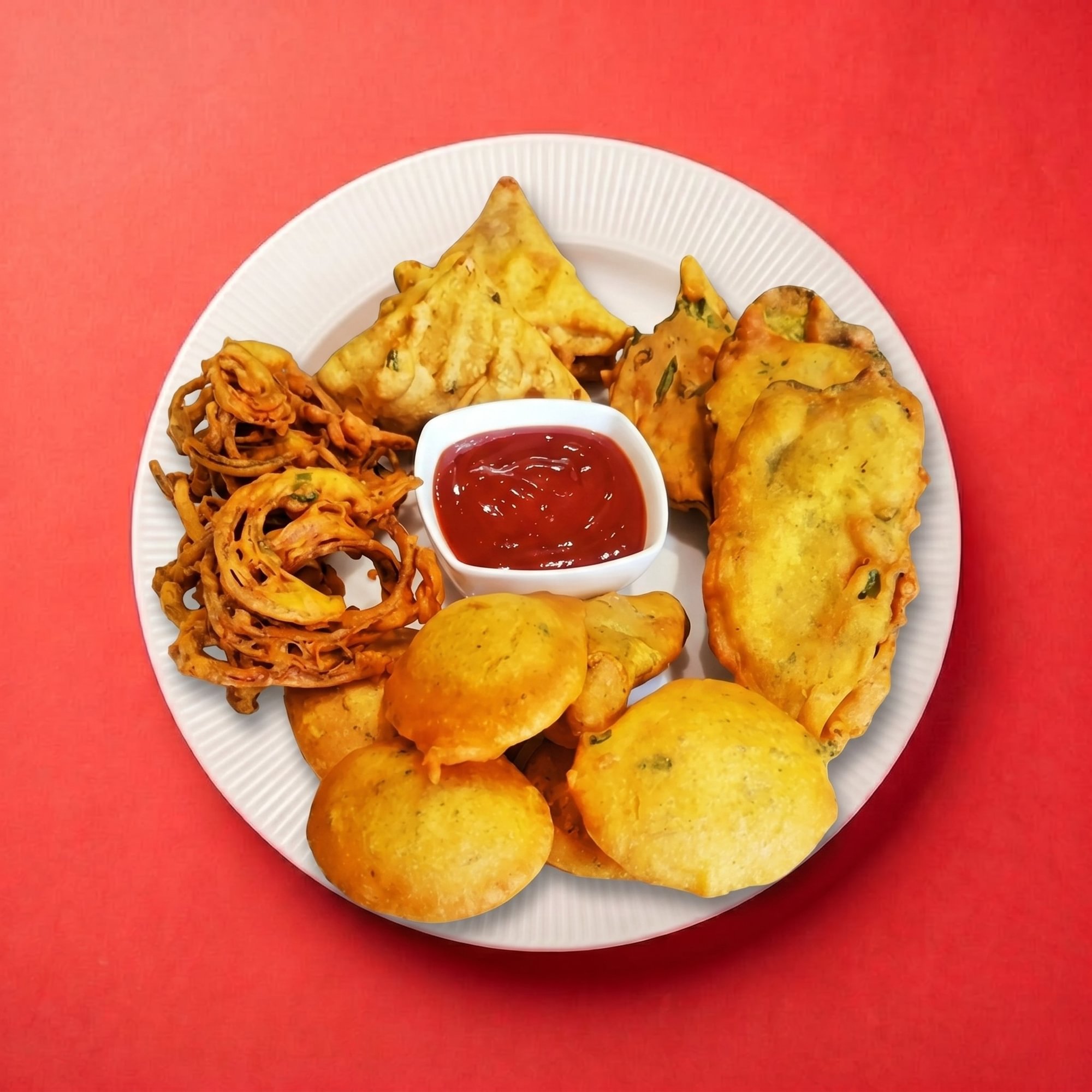 Assorted Veg Pakora Platter