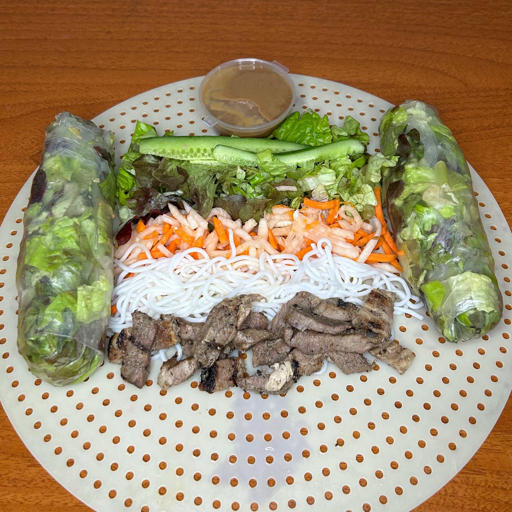 Grilled Pork Spring Roll