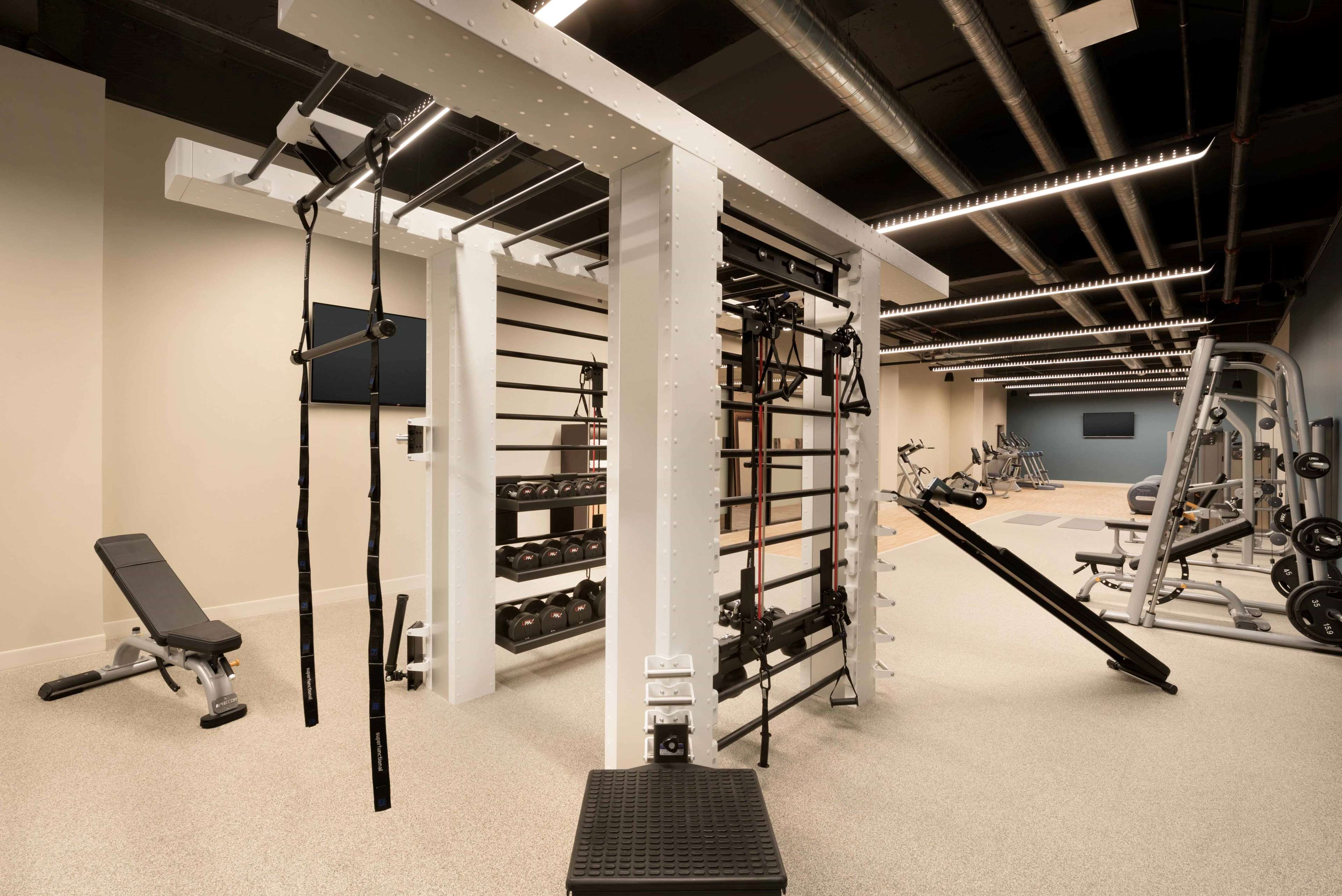 Health club  fitness center  gym