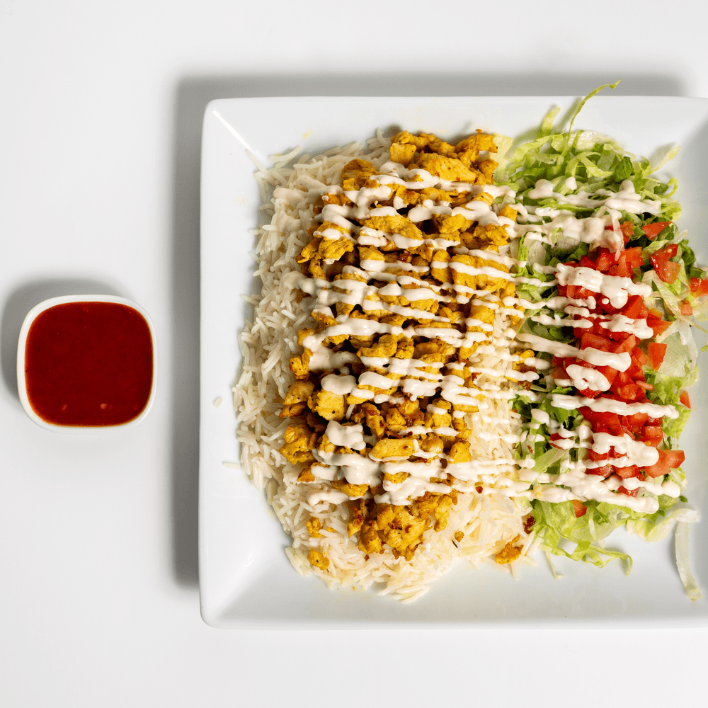 Chicken over rice