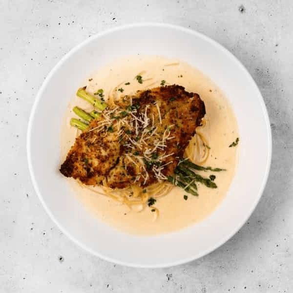 Lemon Herb Parmesan Crusted Flounder