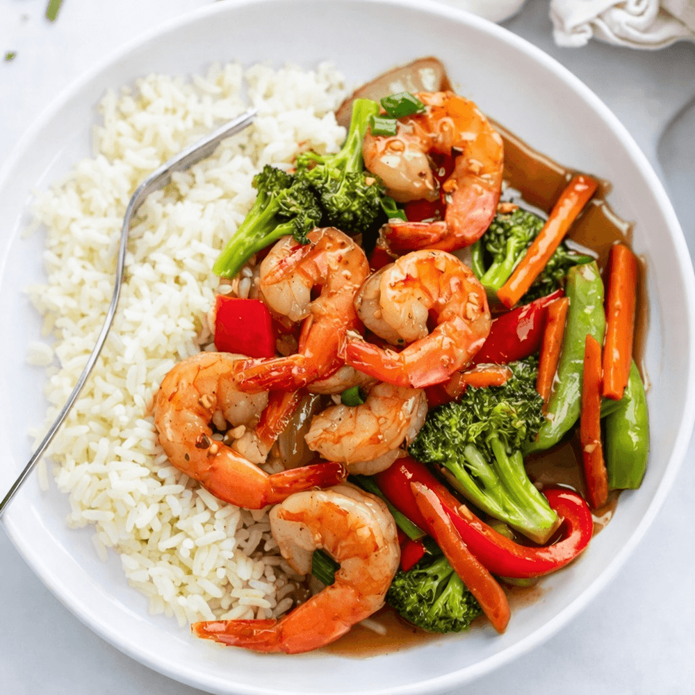 Stir Fried Vegetables with Rice
