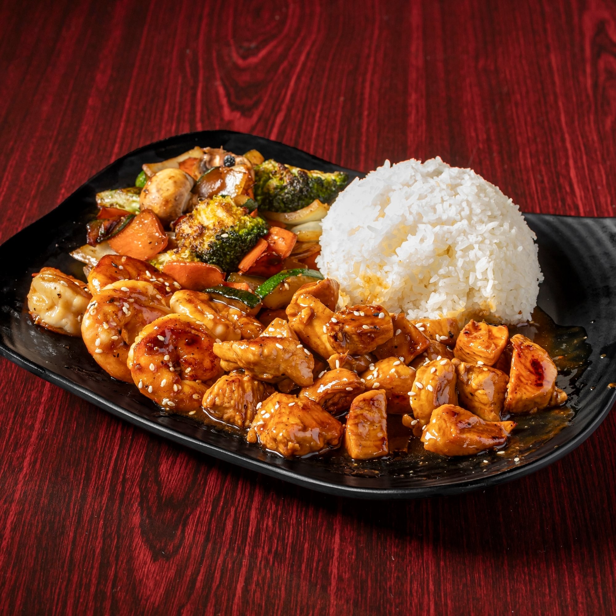 Hibachi Chicken and Shrimp