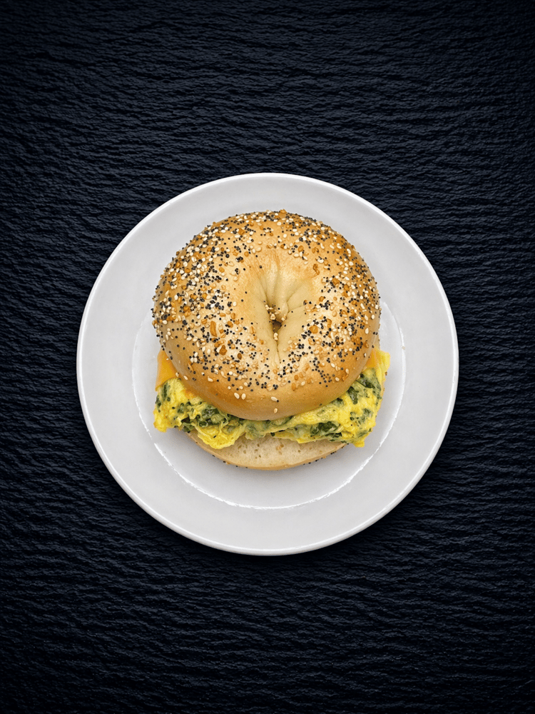 E3 Spinach Omelet Sandwich