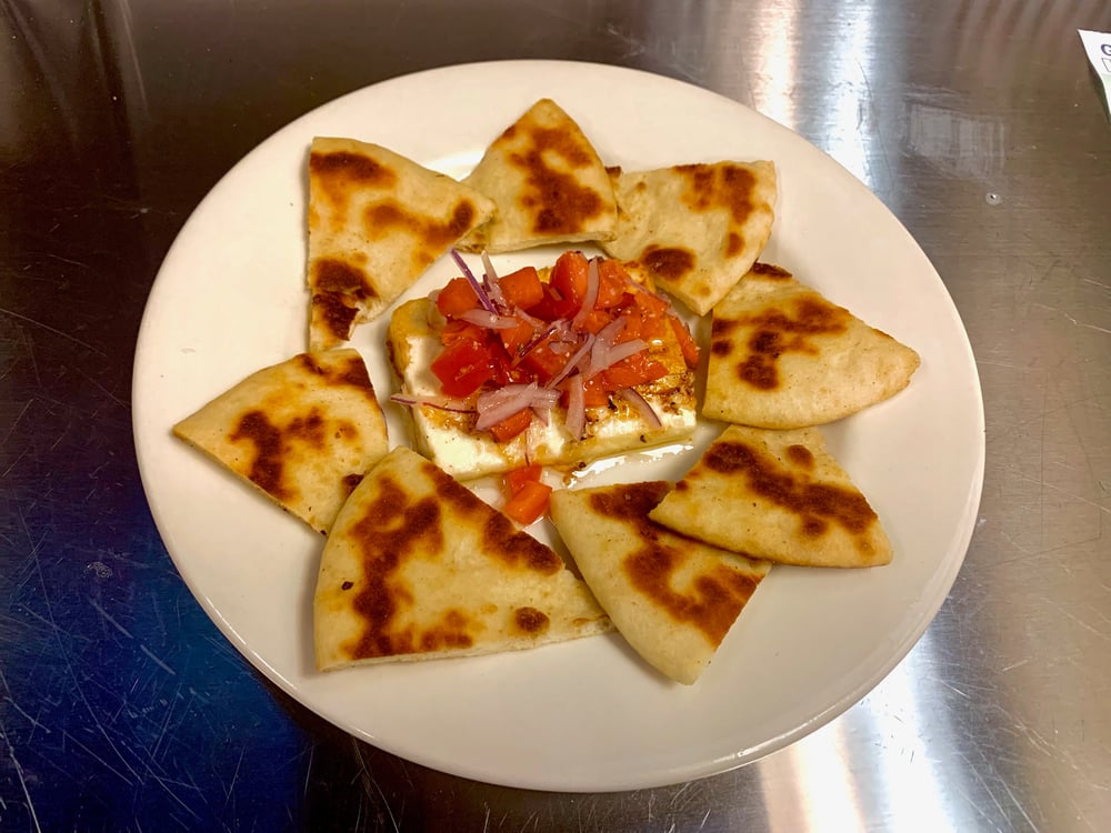 Grilled Feta Cheese