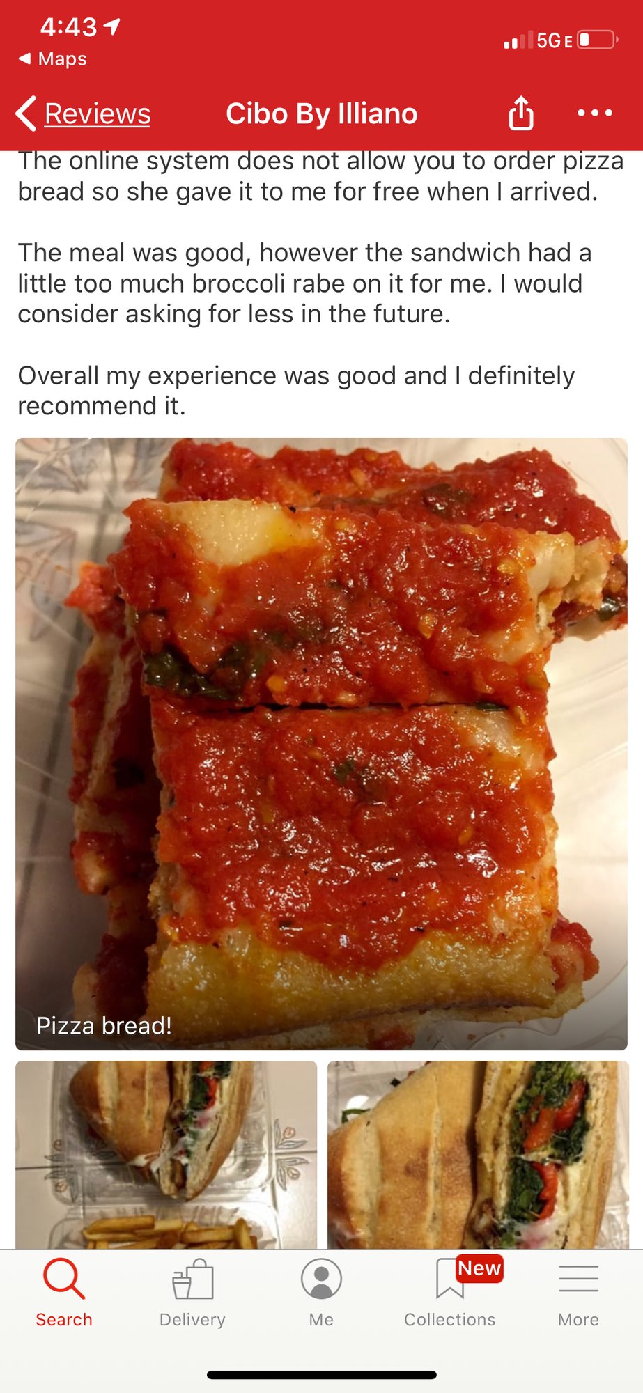 Tray of Pizza Bread