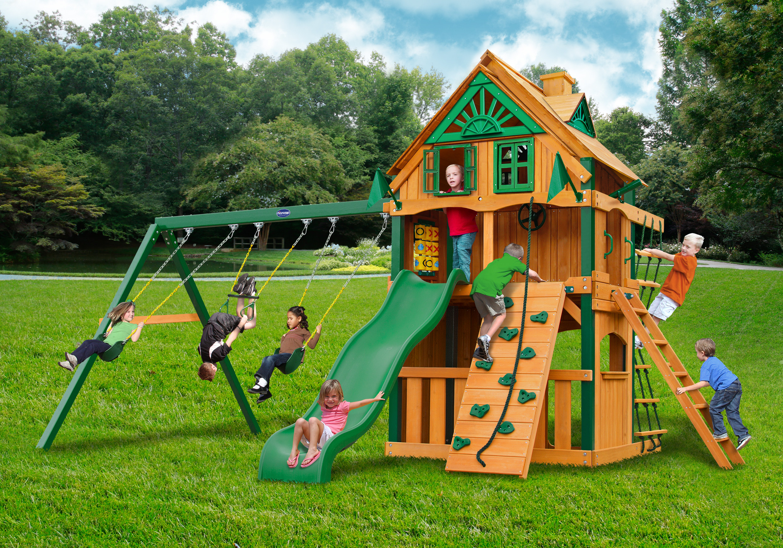 Horizon Clubhouse Treehouse w/ Fort Add-On