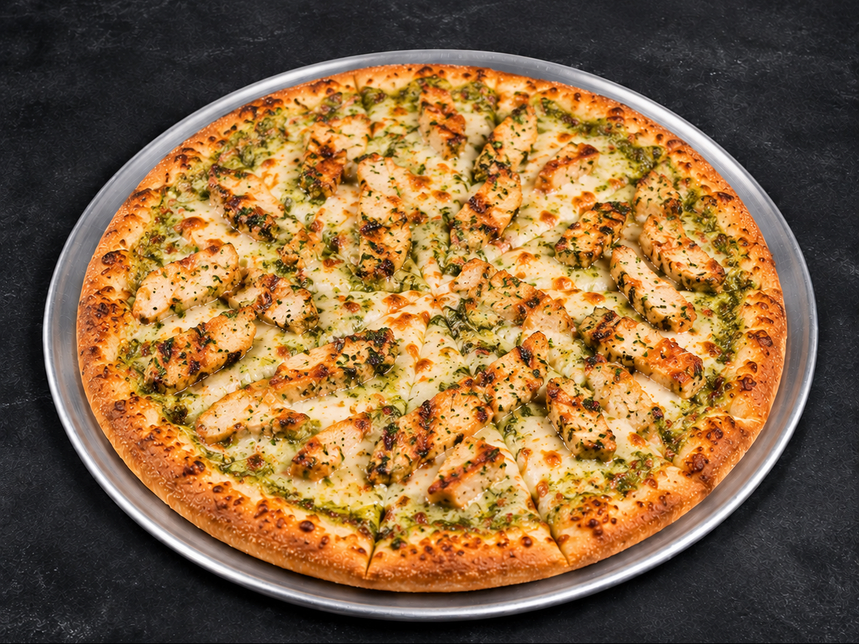 Chicken Pesto Pizza