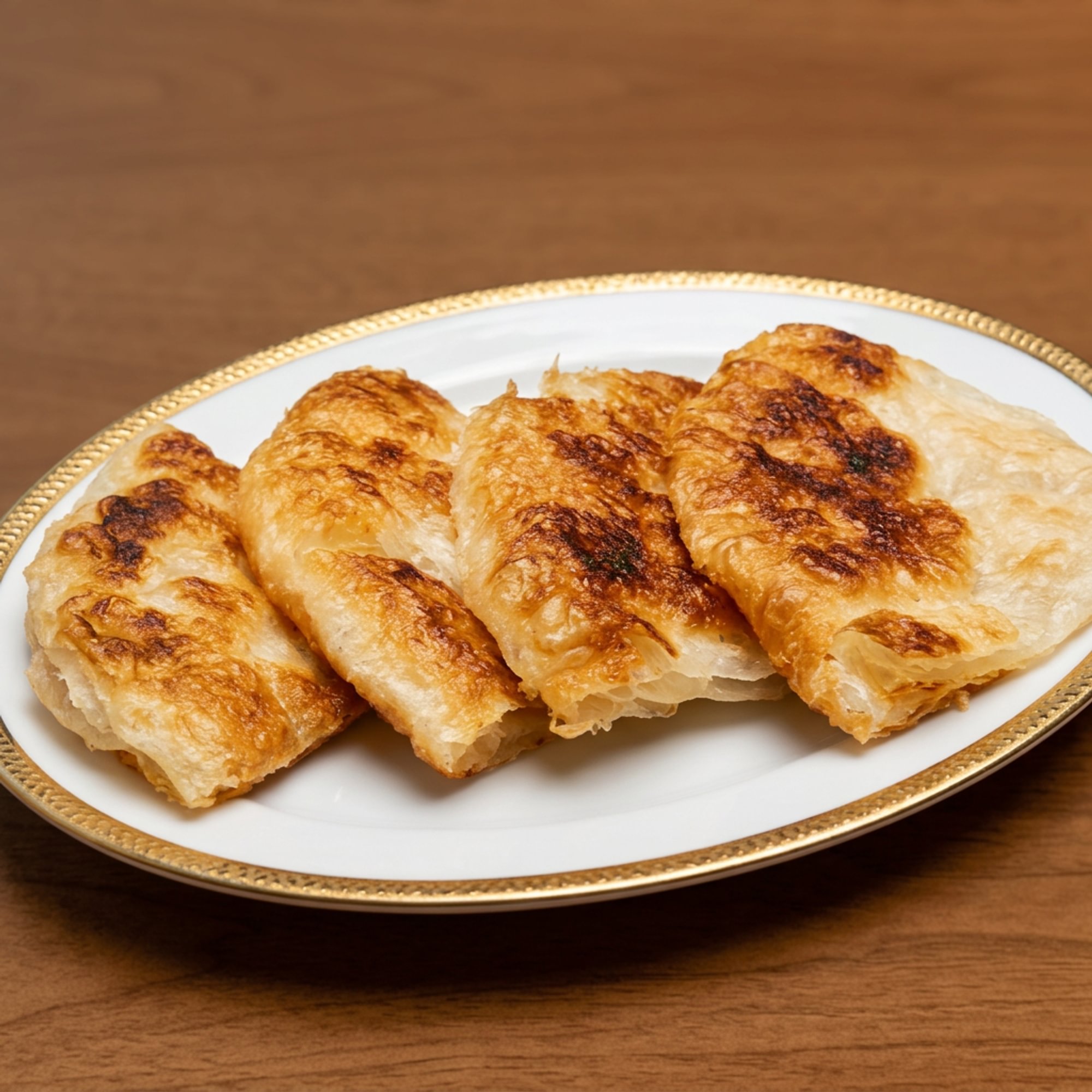 Roti with Panang Curry Dipping