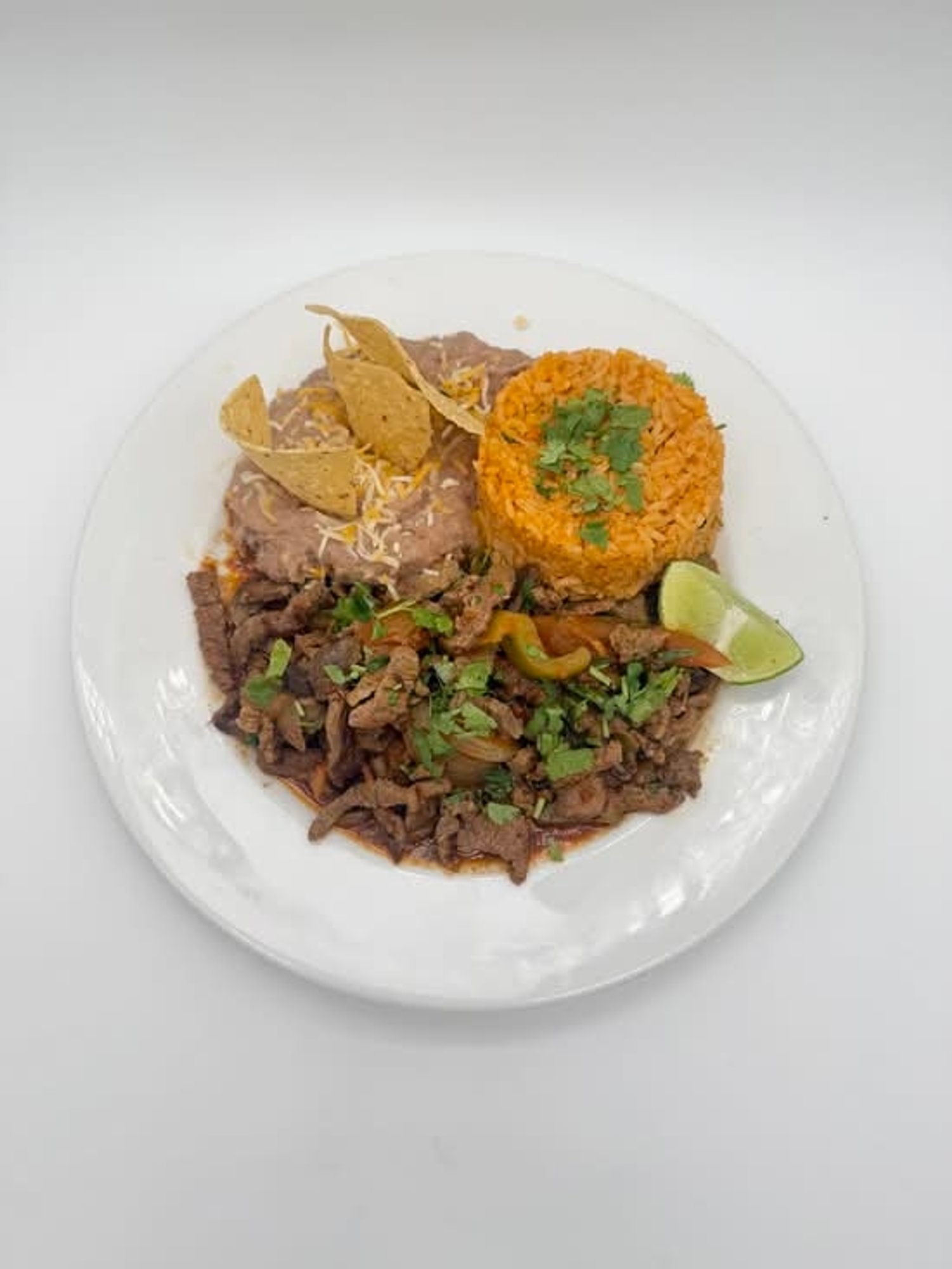 Combo#14 Bistec Ranchero Plate