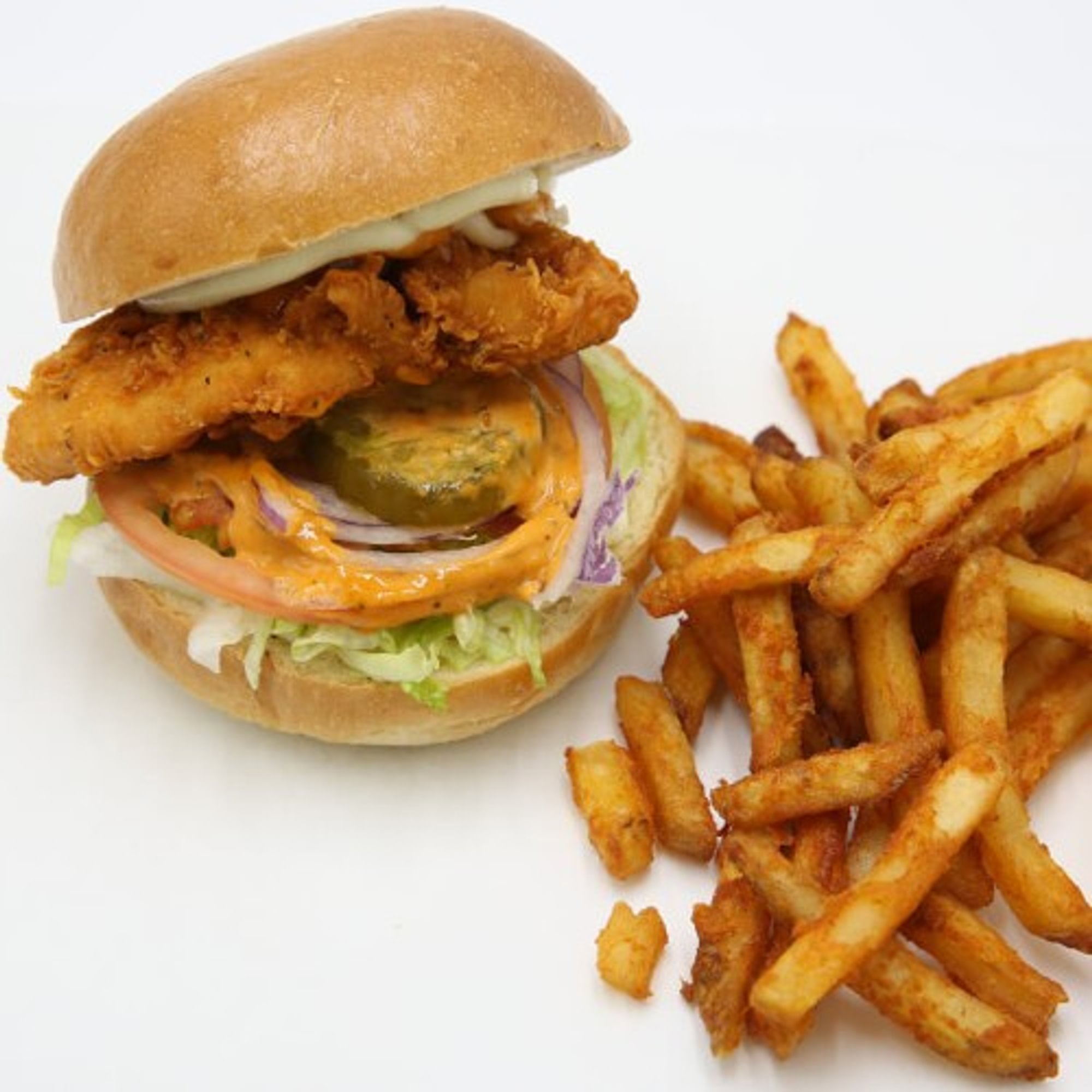 Spicy Chicken Sandwich & Fries Combo