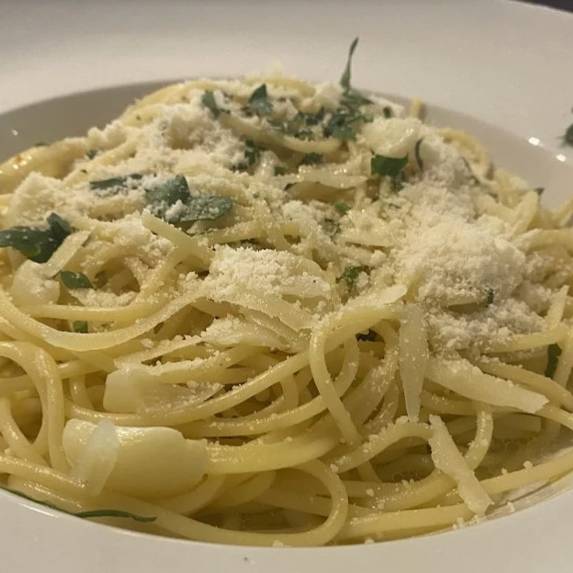 Pasta with Aglio e Olio Alla Nonna Pippina