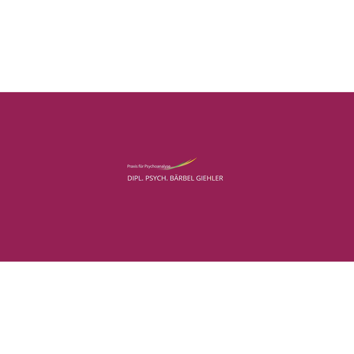 Logo von Psychotherapeutin Dipl.-Psych. Bärbel Giehler