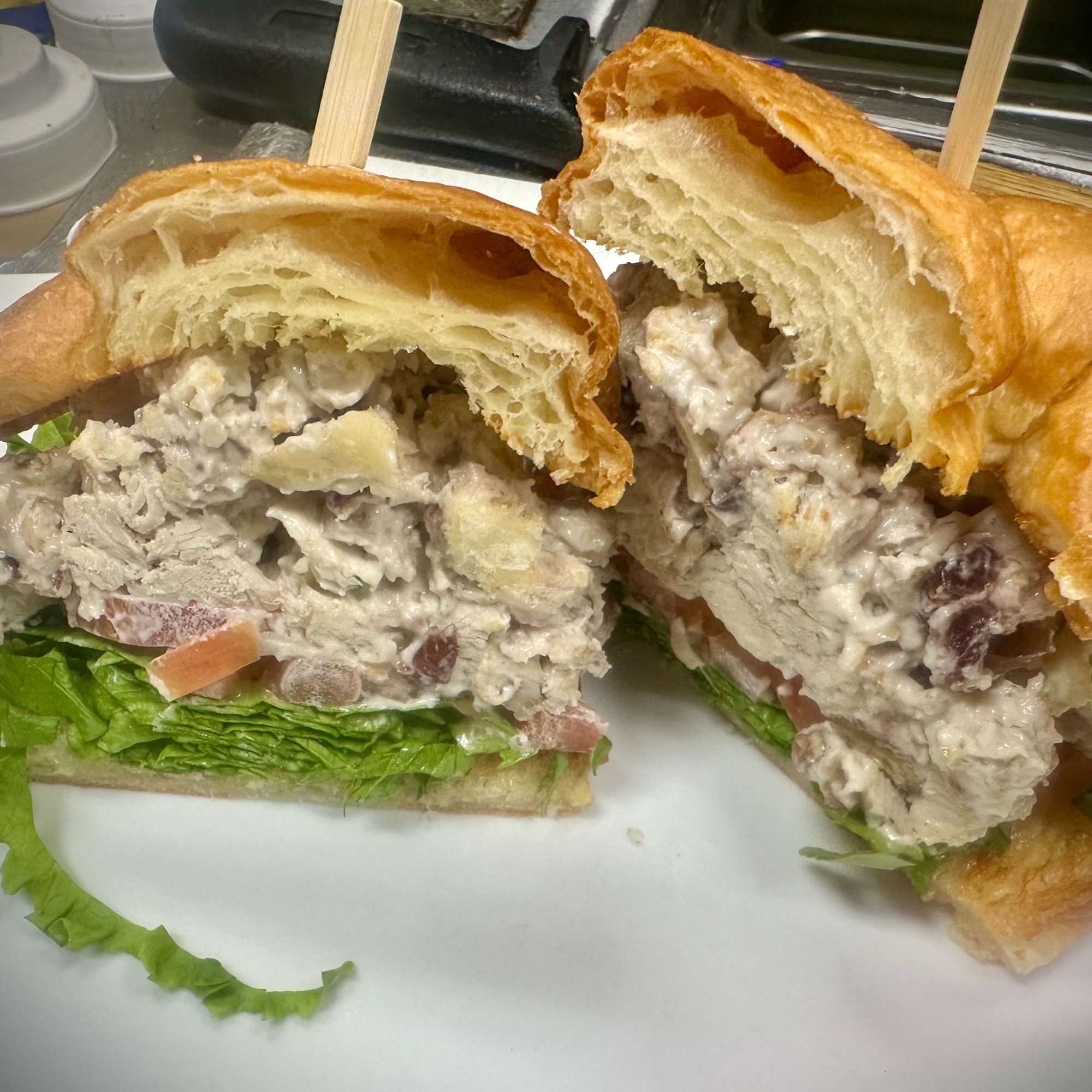 Chicken Salad Croissant Sandwich