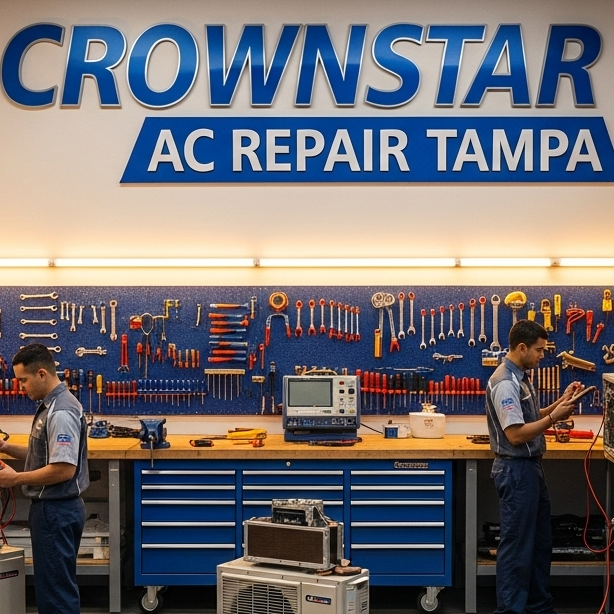 Crownstar AC Repair Tamps Logo