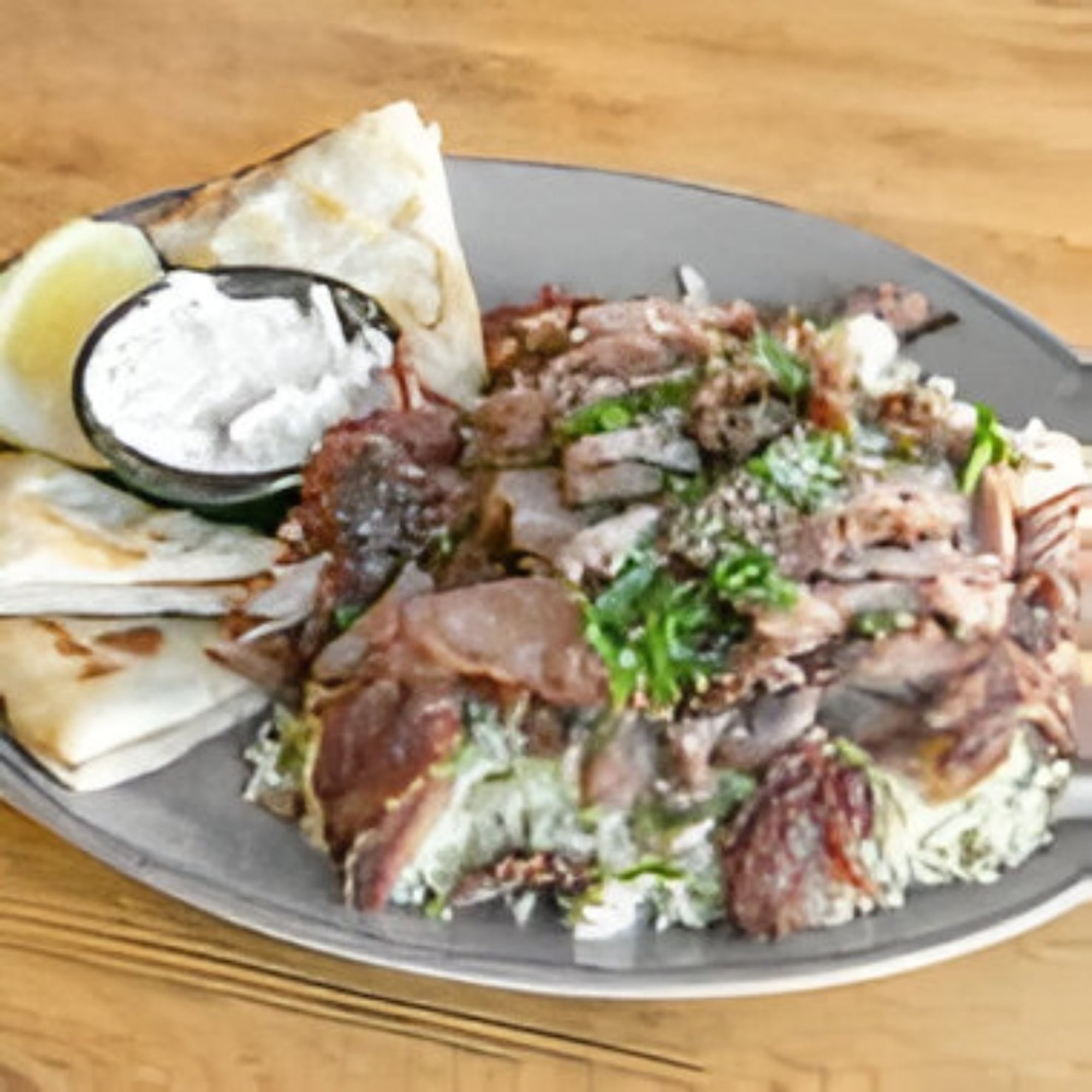 Lamb and Beef Gyro Platter