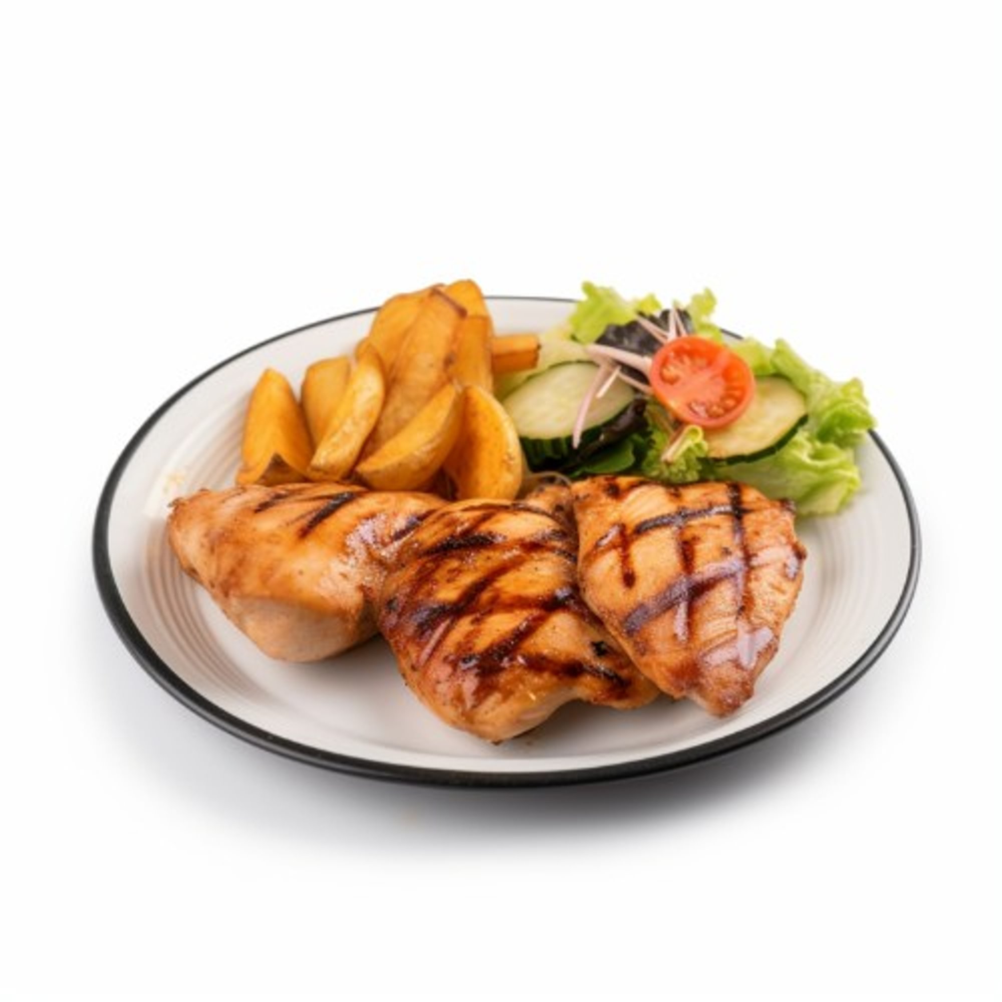 Grilled Chicken Breast Platter