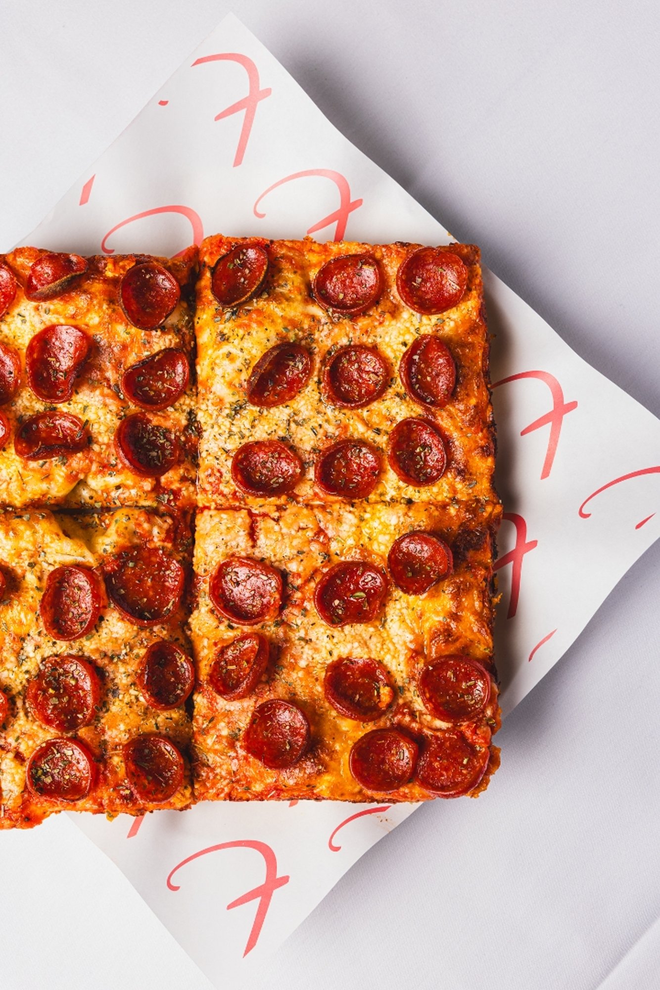 Pepperoni Sicilian Pie