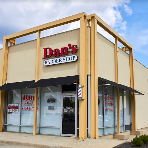 Dan's Barber Shop Logo