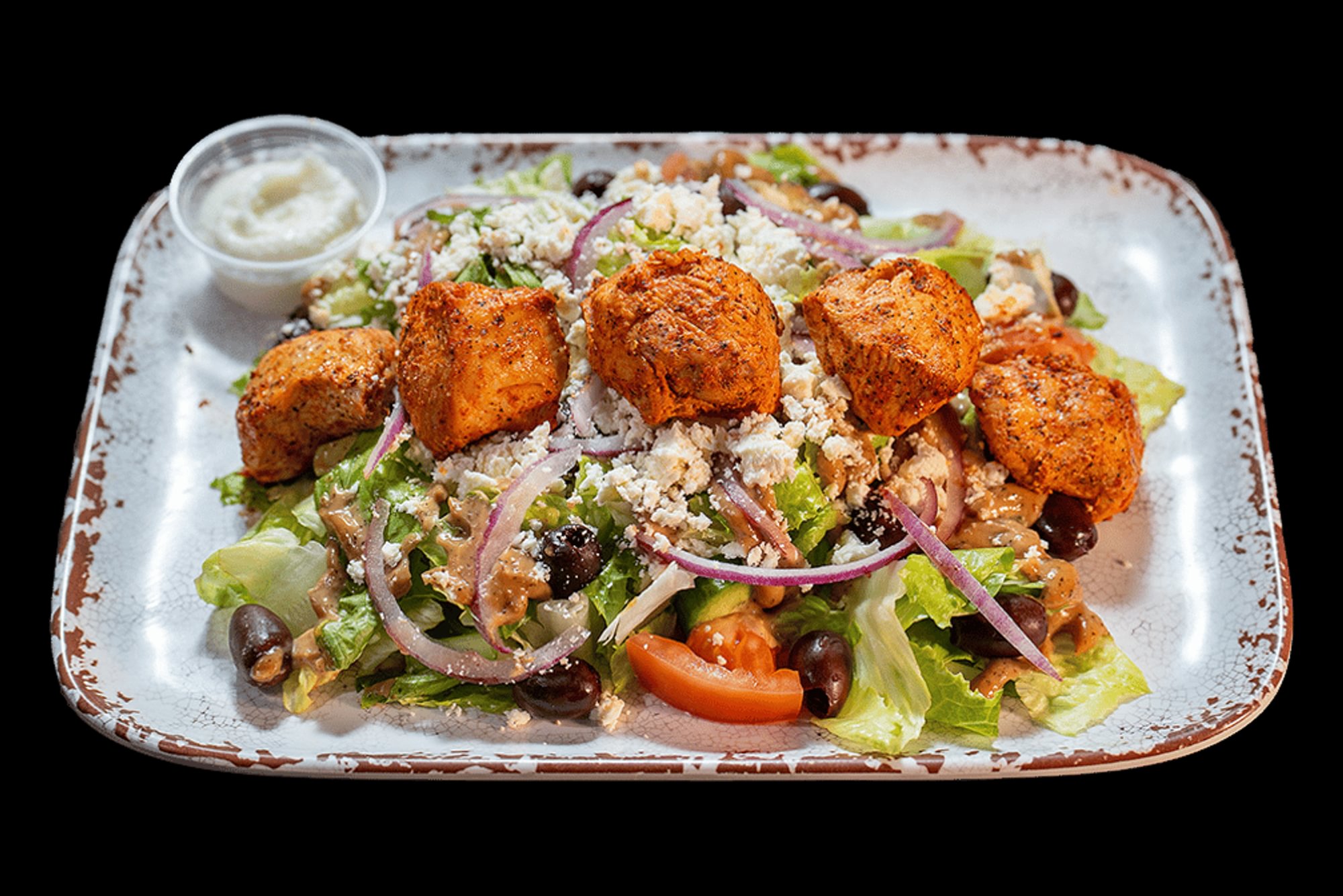 Greek Salad with Chicken
