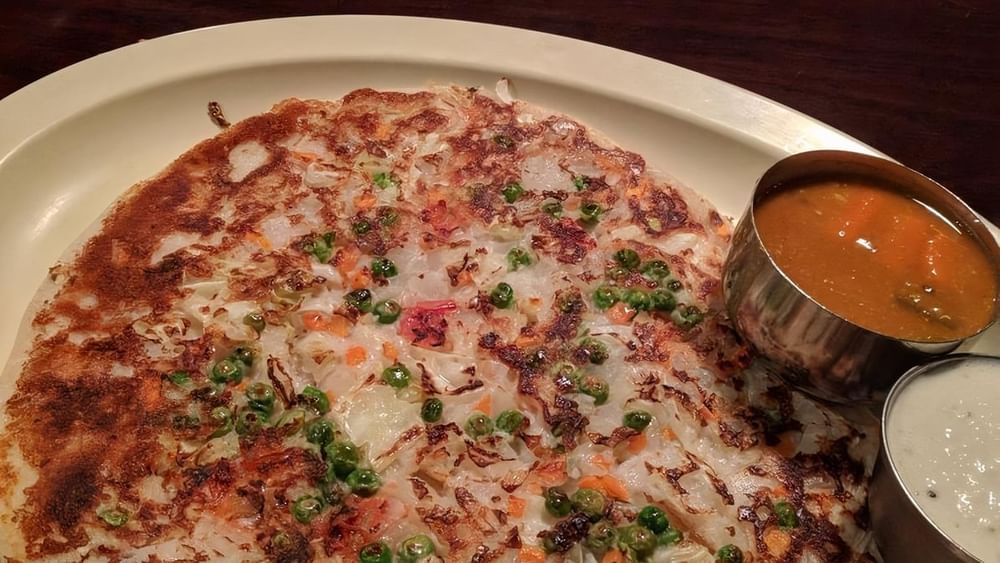 Onion & Peas Uthappam