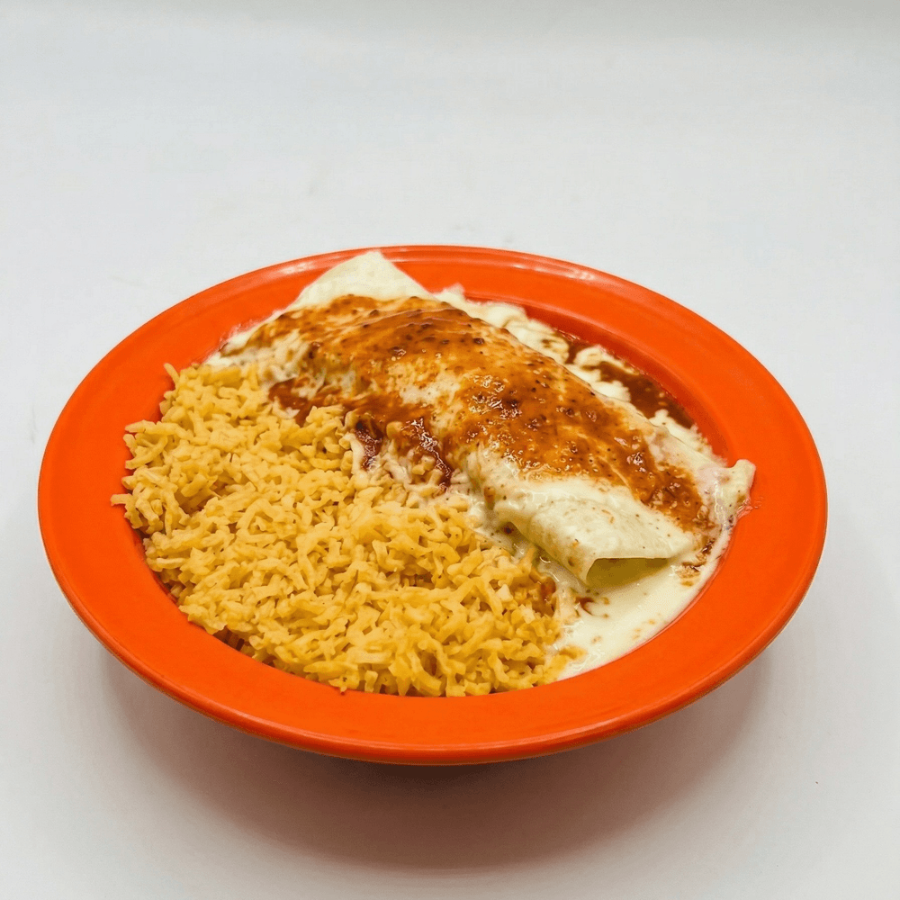 Burrito with Nacho Cheese